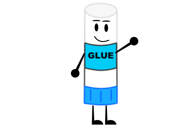 Glue на прозрачном фоне