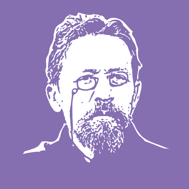 Антон Павлович Чехов портрет карандашом