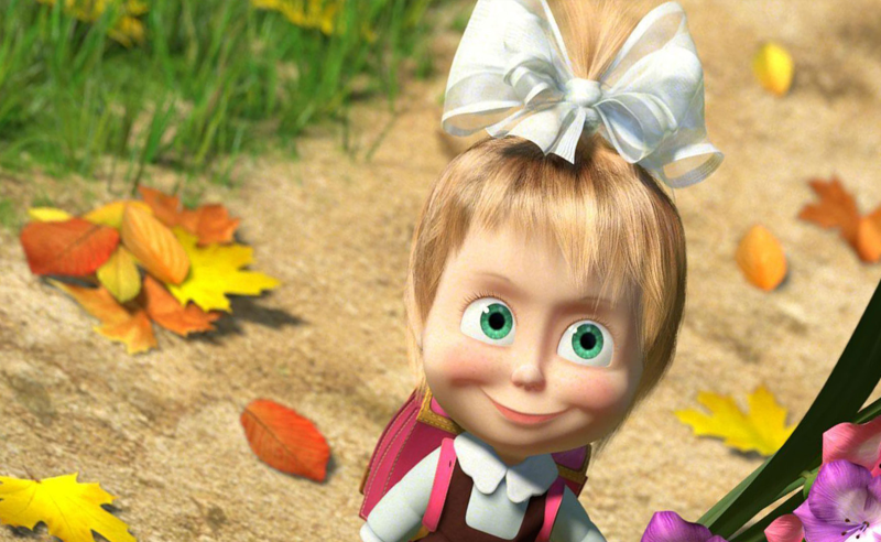 Маша и медведь Маша 1 сентября