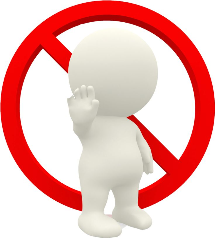 Человечек запрещает