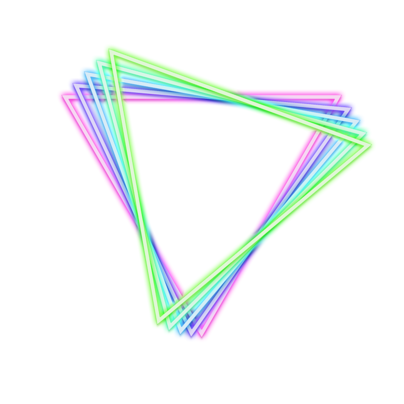 Неоновые полосы на белом фоне