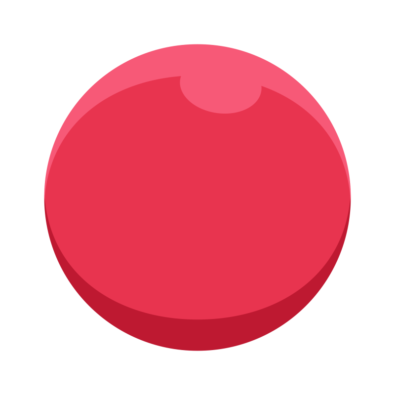 Красный круглый нос