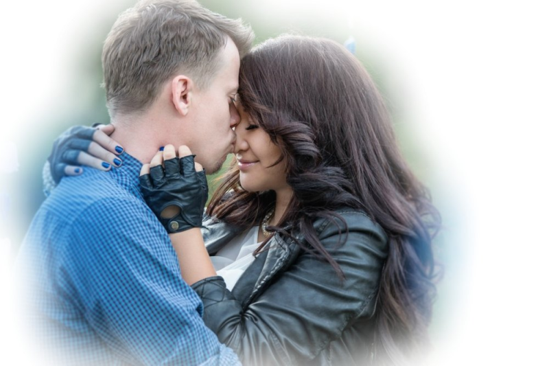 Парочка на прозрачном фоне