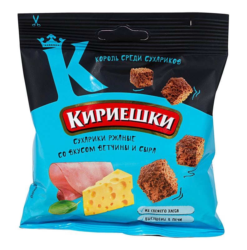 Сухарики кириешки ассорти, 200 гр