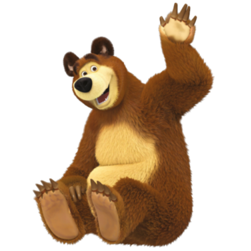 Медведь из мультика