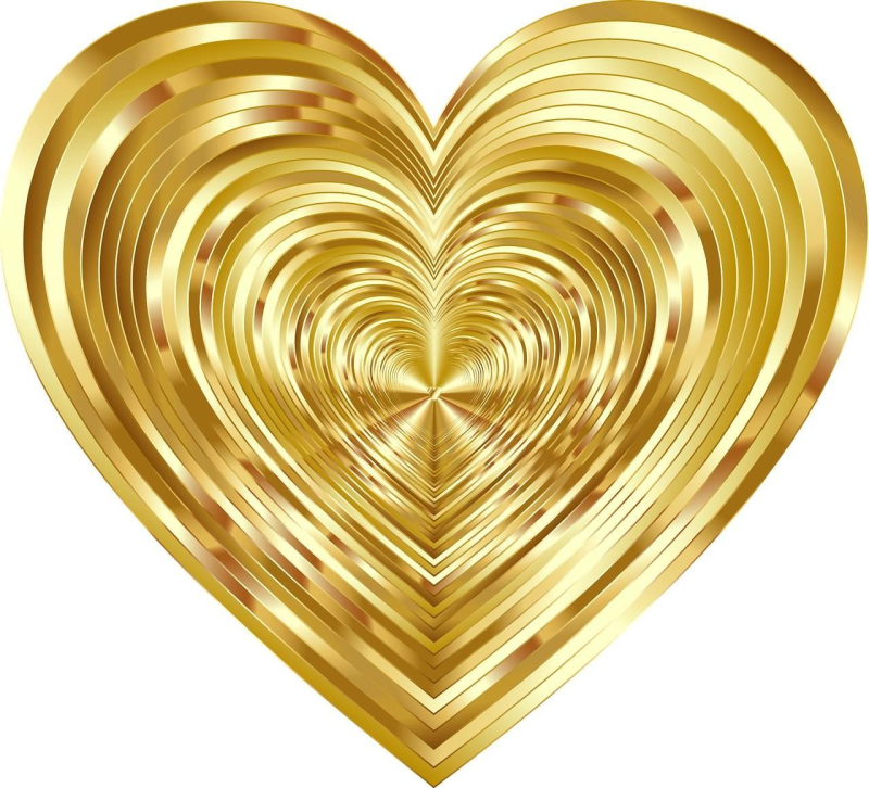 Золотистое сердце