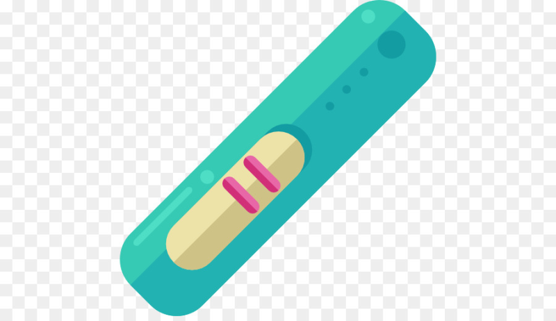 Тест на беременность на прозрачном фоне