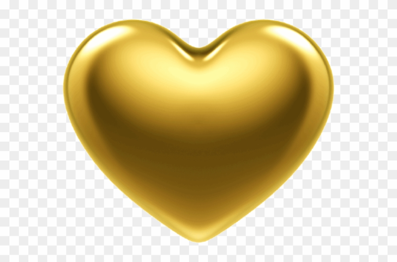 Золотые сердечки