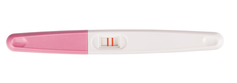 Тест на беременность без фона