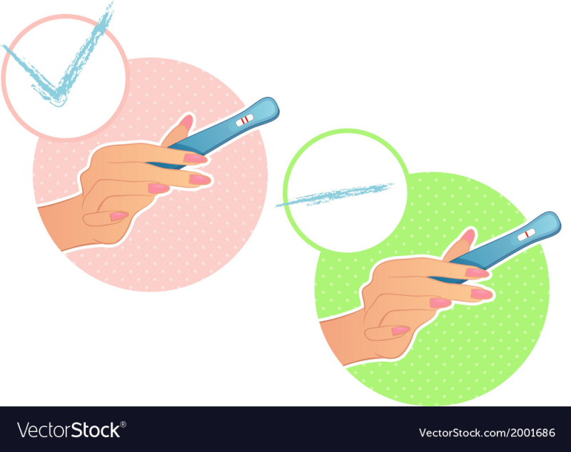 Рисунок теста на беременность