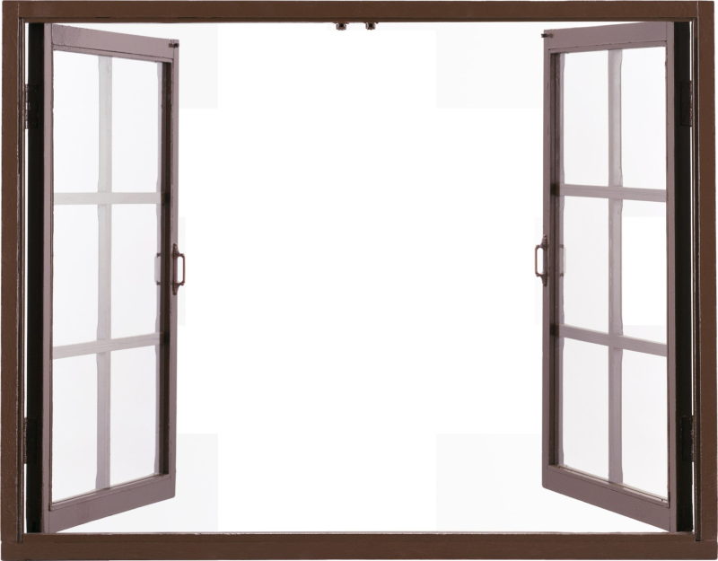 Прозрачная оконная рама