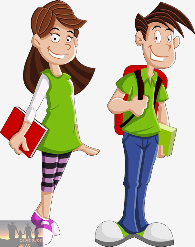 Подросток мультяшный