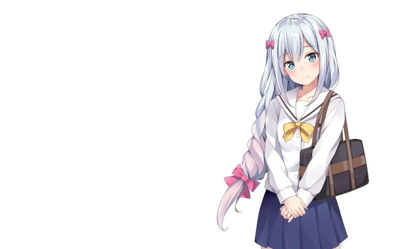 Аниме на белом фоне