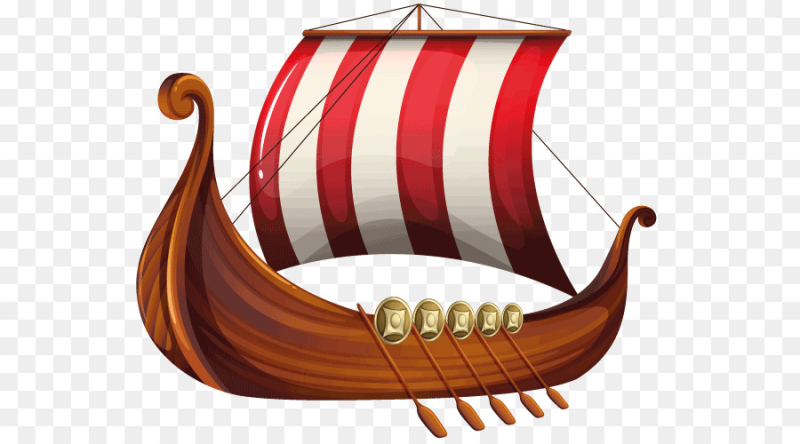 Ладья Драккар викингов