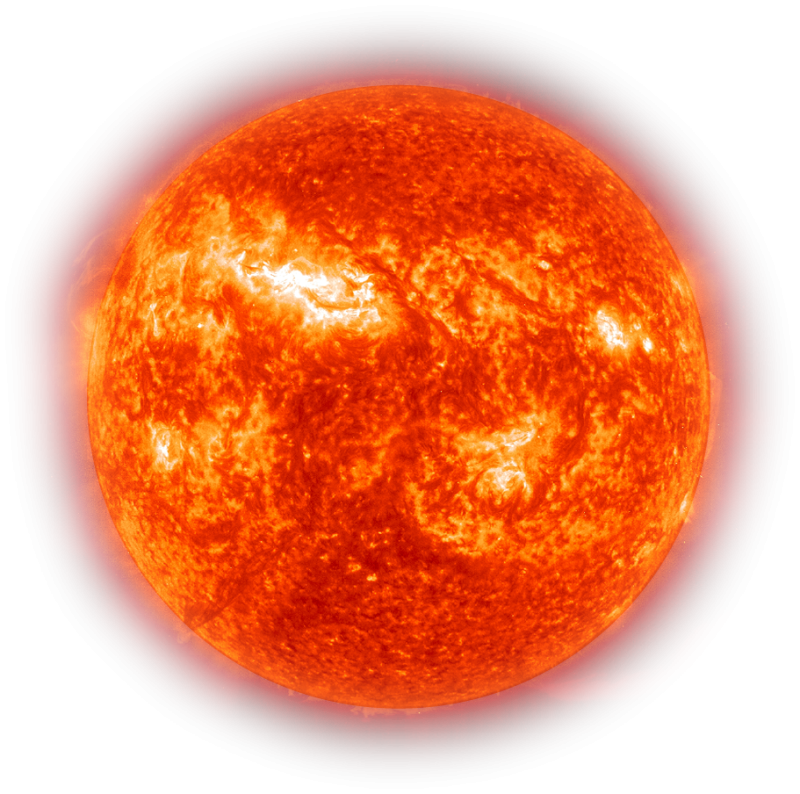 Солнце без фона