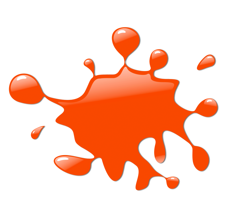 Оранжевая Клякса