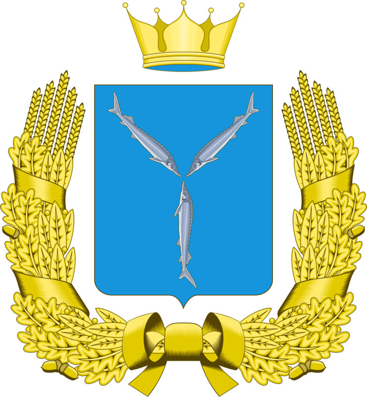 Изображение герба Саратовской области
