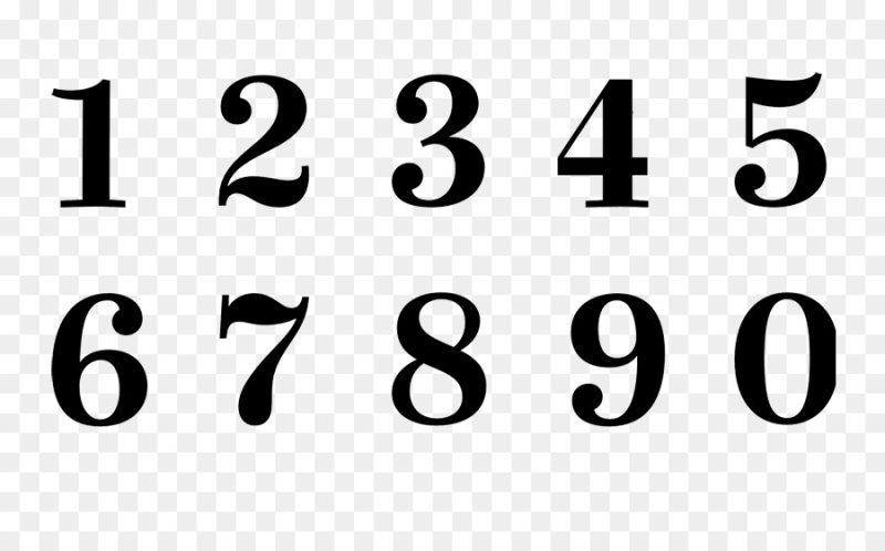 Изображение цифр