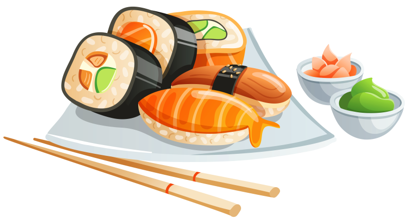 Еда на прозрачном фоне