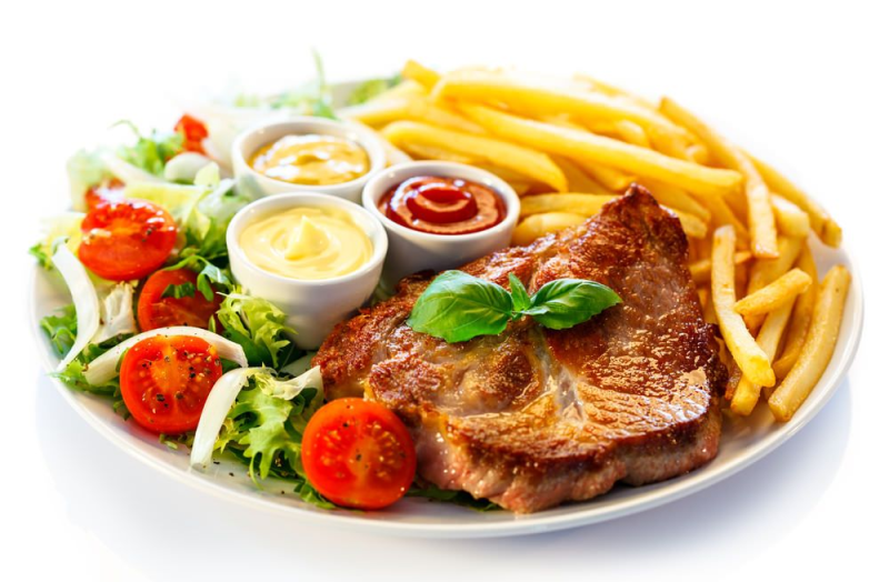 Тарелка с едой