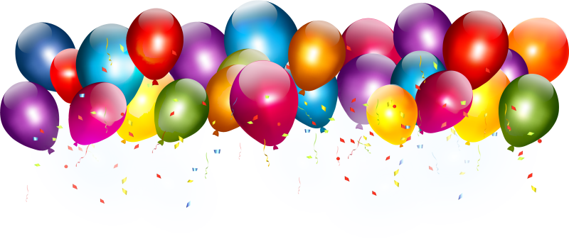 Шарики на белом фоне