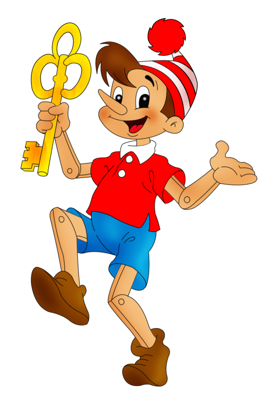 Персонажи Буратино золотой ключик