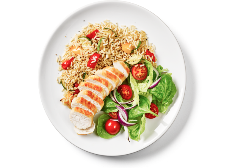 Еда вид сверху