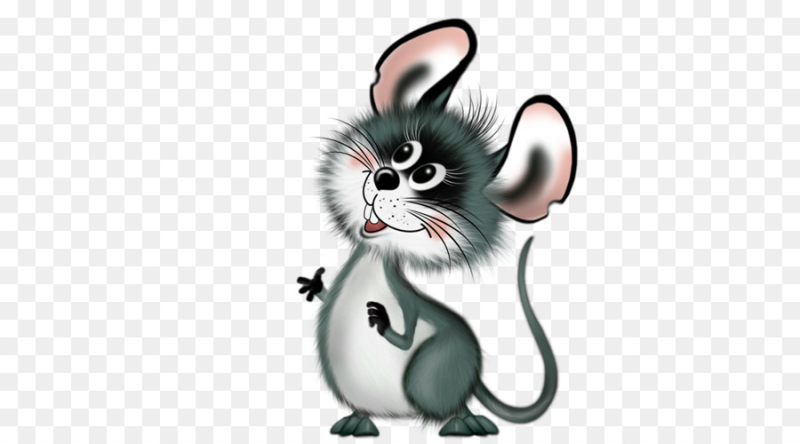 Мышка на прозрачном фоне