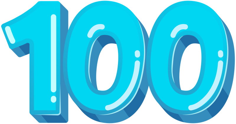 Цифра 100