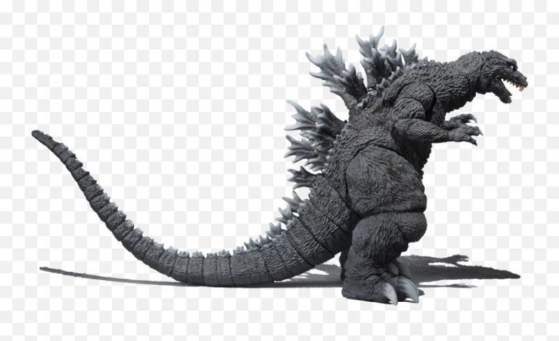 Годзилла на белом фоне