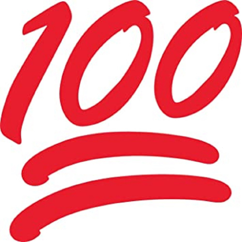 Эмодзи 100