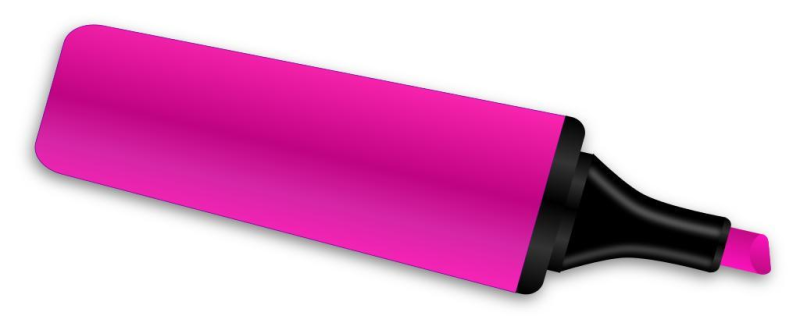 Фиолетовый маркер