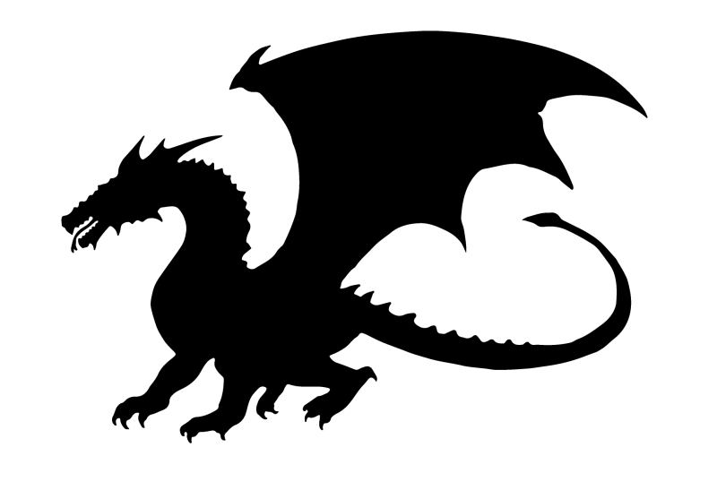 Векторное изображение дракона