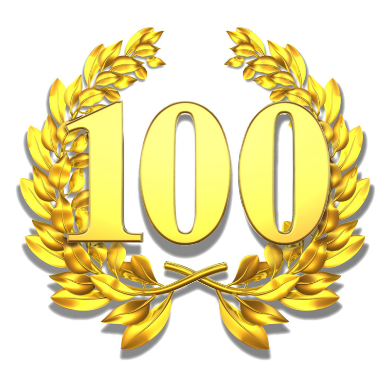 100 Лет надпись