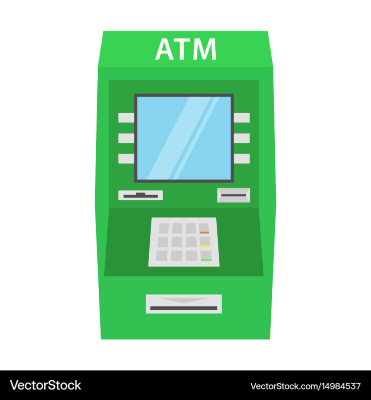 Банкомат Векторная иллюстрация