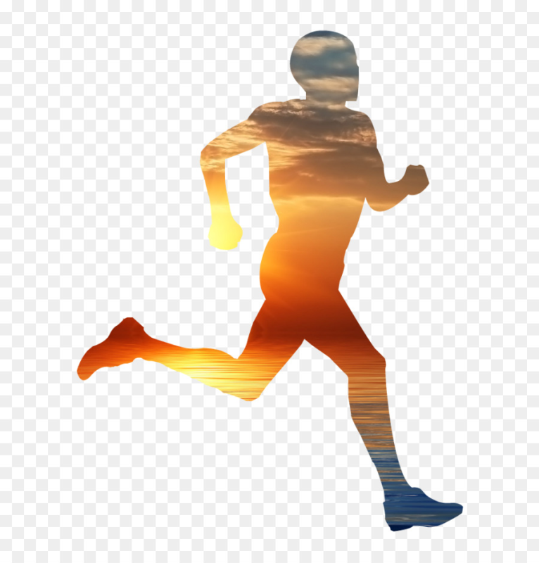 Спортсмен на белом фоне