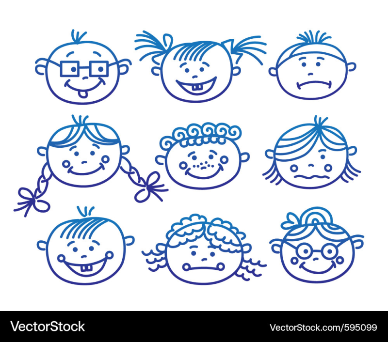 Мордочки детей