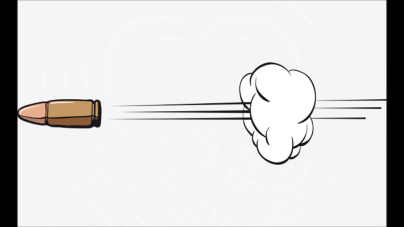 Пуля нарисованная