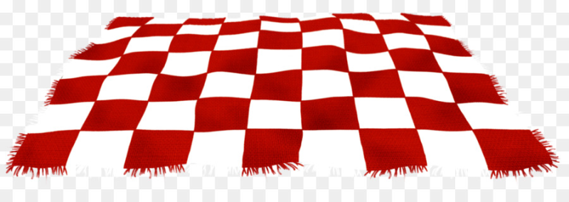 Плед красно белый