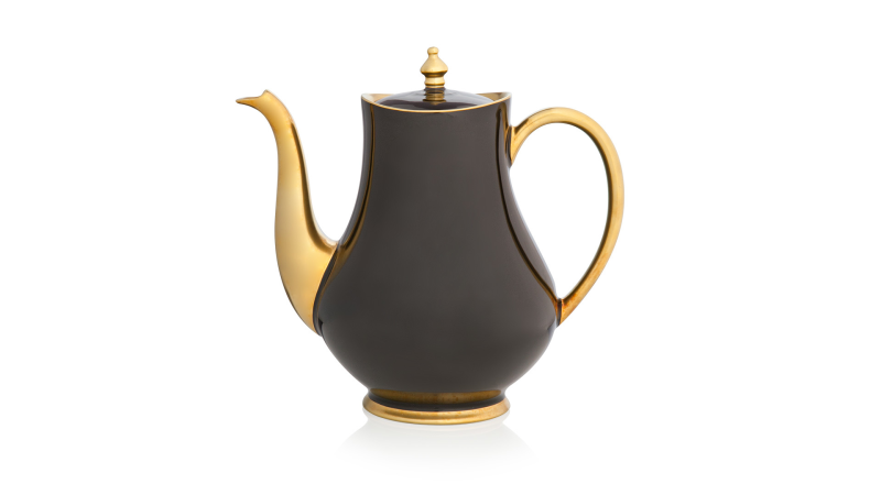 Кофейник на прозрачном фоне