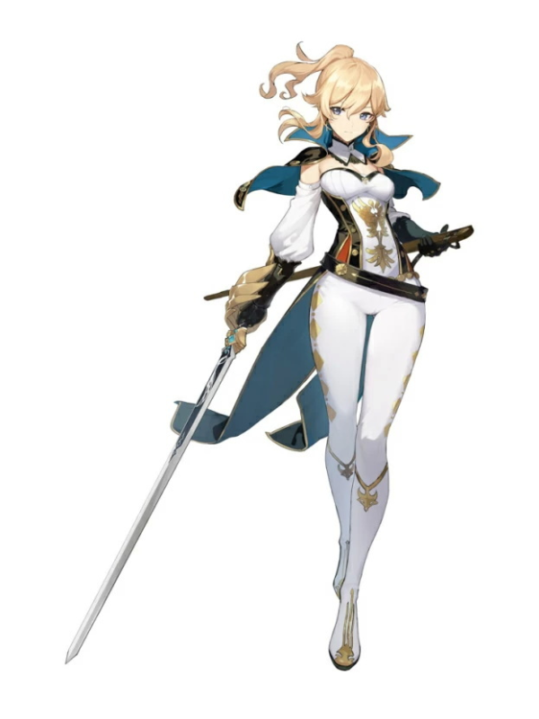 Джинн Геншин в полный рост