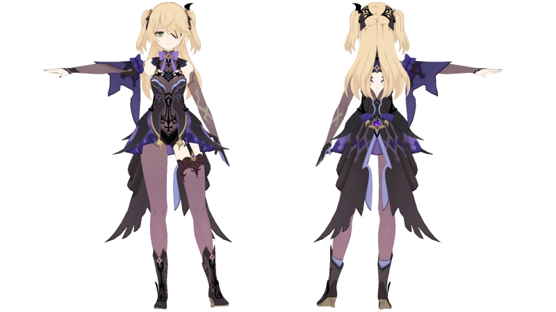 ММД модель MMD Genshin Impact