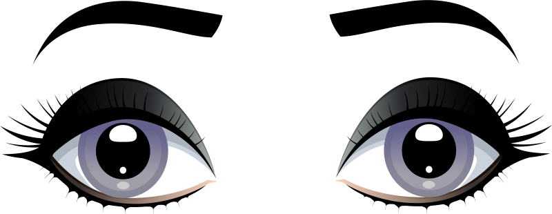 Глаза на прозрачном фоне