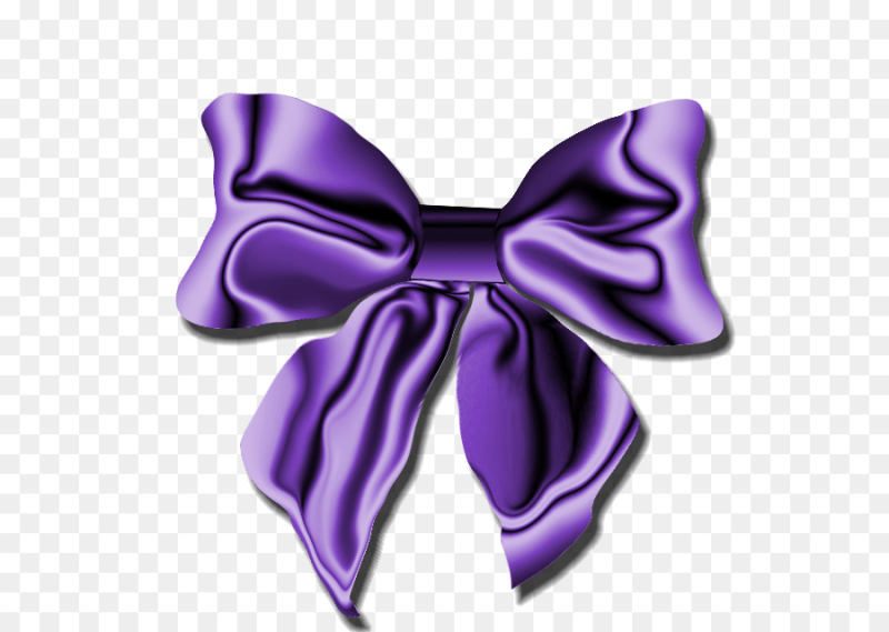 Фиолетовый бант