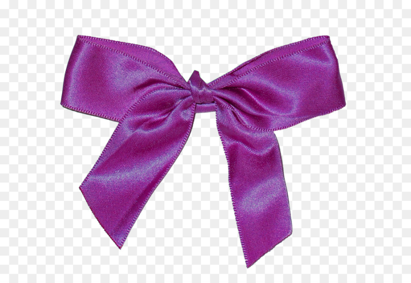 Фиолетовый бант
