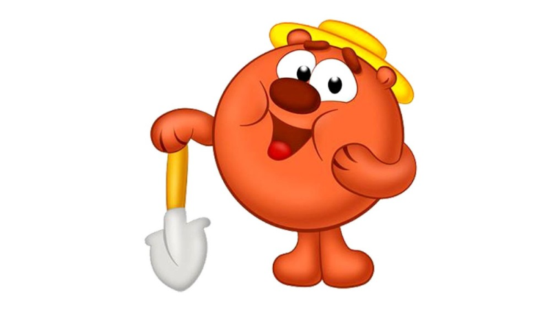 Смешарики Копатыч с лопатой