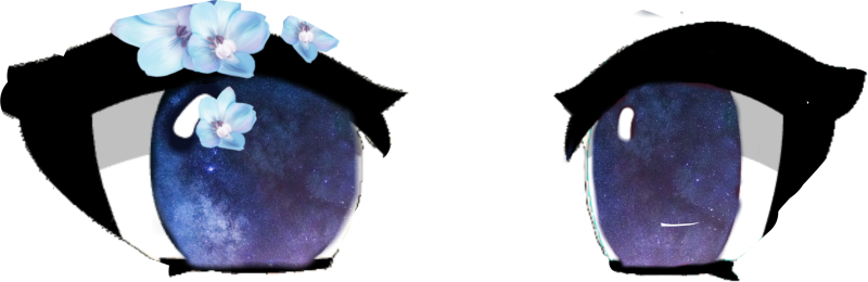 Голубые глаза гача клуб