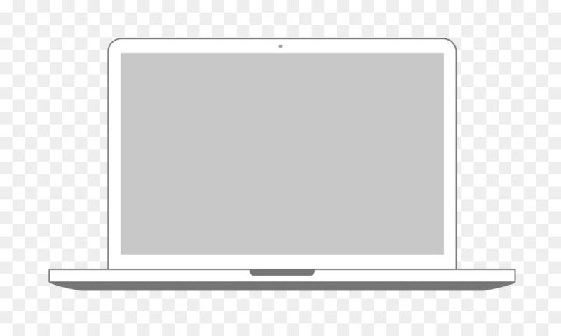 Экран ноутбука без фона