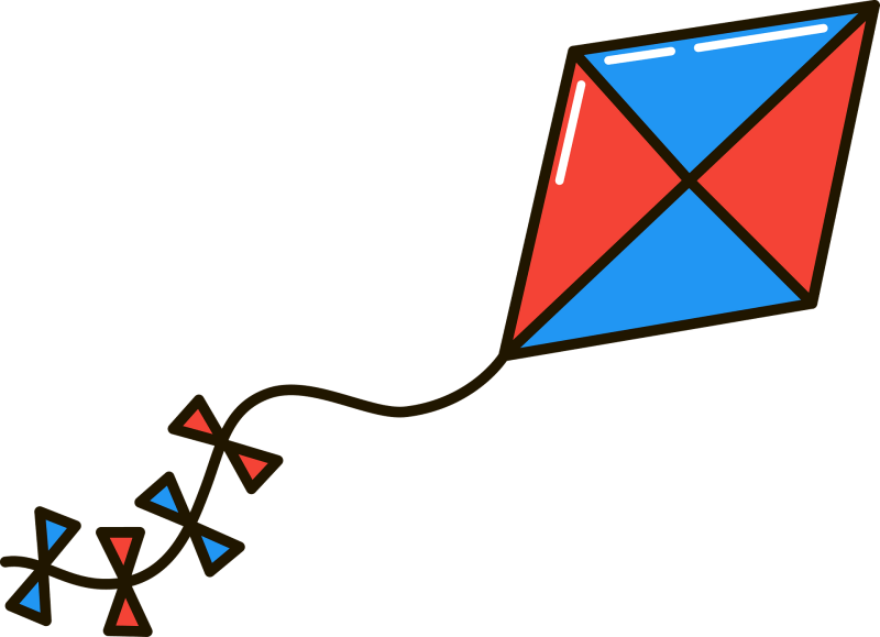 Ребенок с воздушным змеем