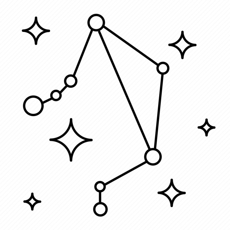 Созвездие весы эскиз